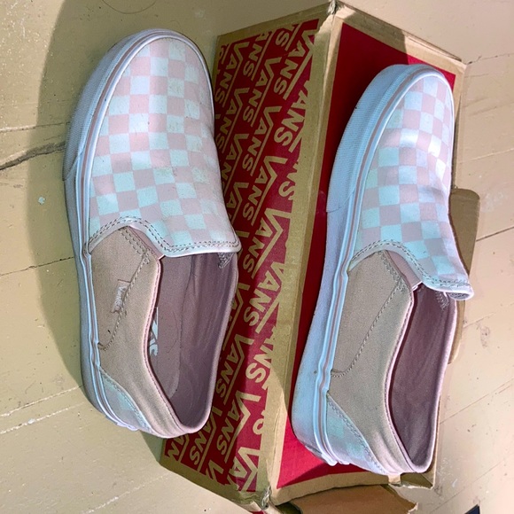 Vans Sepia Rose Checkerboard - Picture 1 of 4